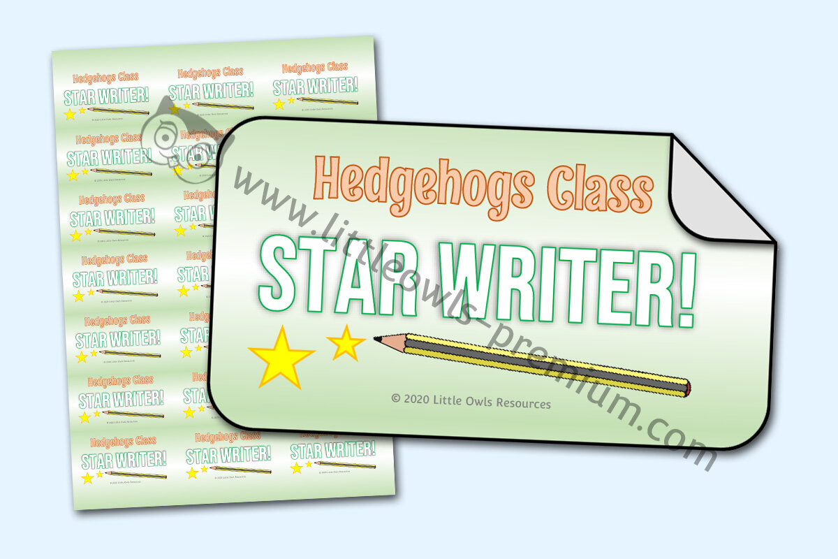 STAR WRITER! (STICKERS)