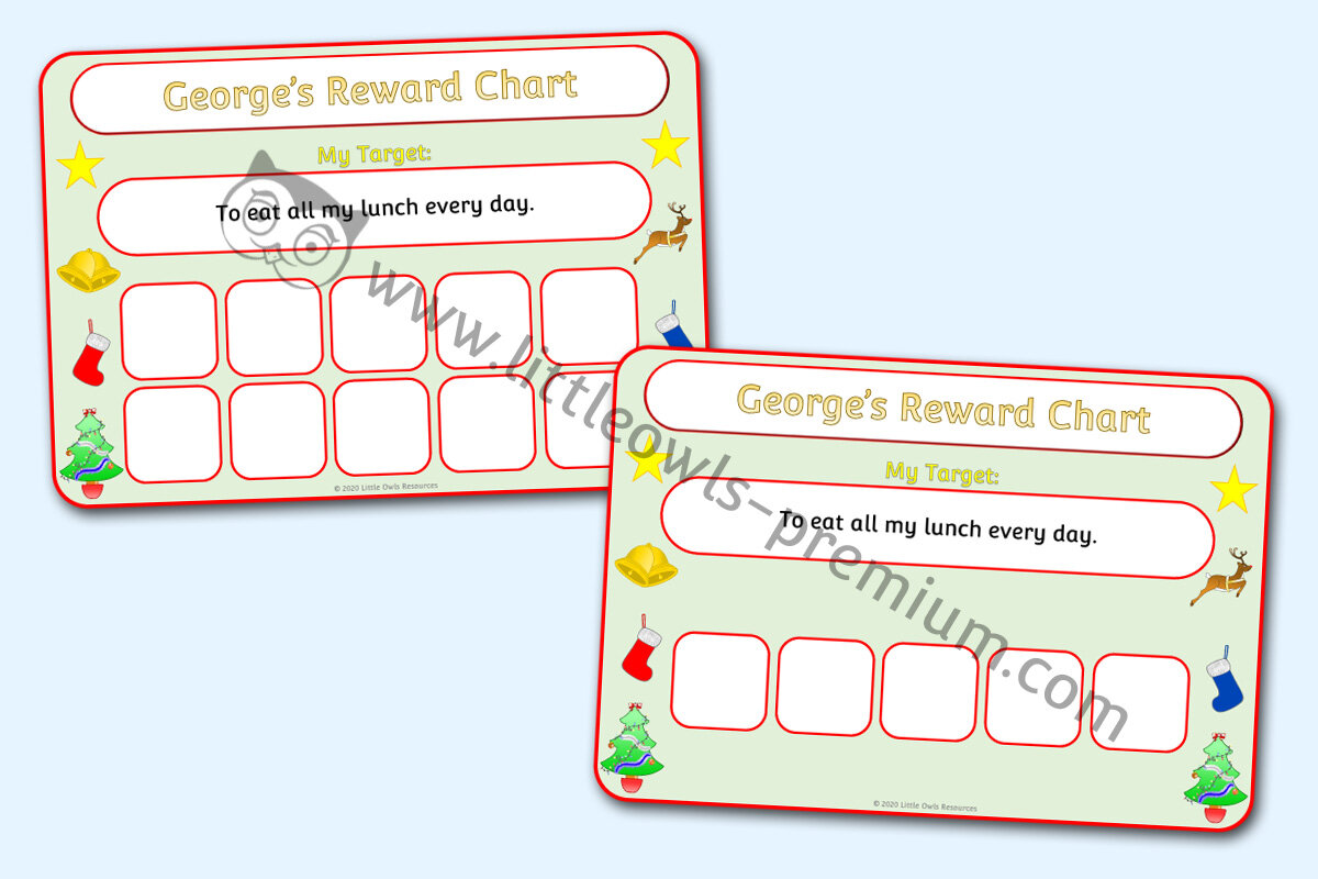 CHRISTMAS THEMED REWARD CHARTS 