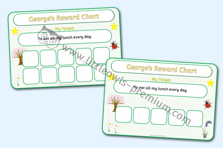 Spring Reward Charts — resource cover