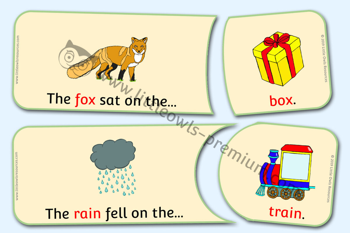 RHYMING SENTENCE PUZZLES