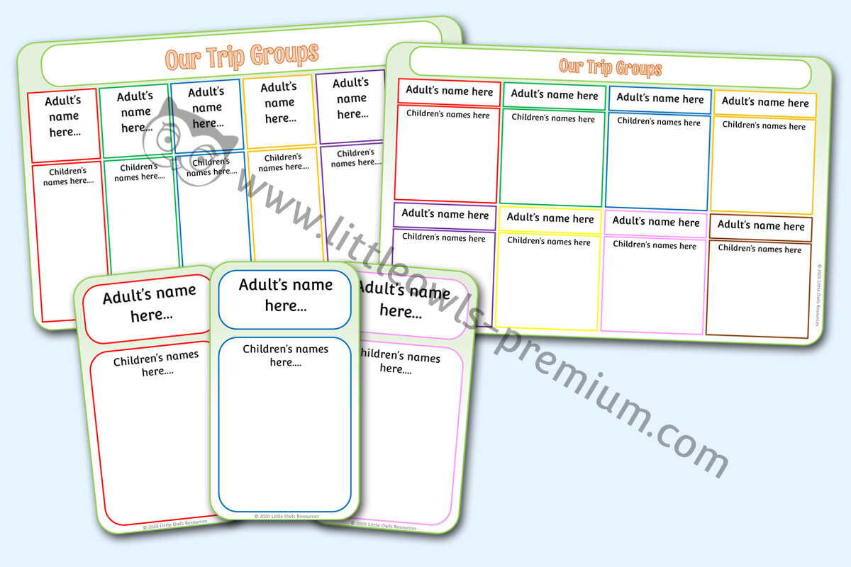 GROUP/BUBBLE CHARTS - 'BASIC COLOURS' 