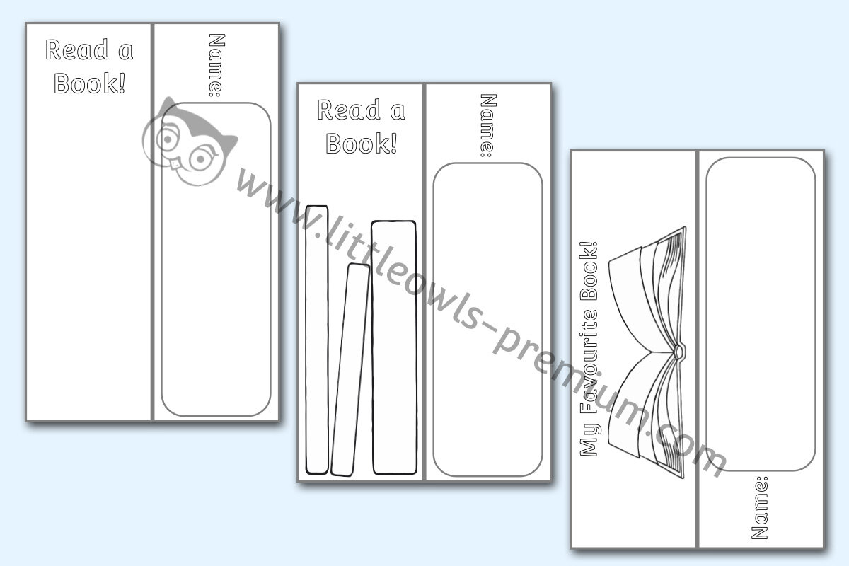 'READ A BOOK!' BOOKMARKS - DOUBLE SIDED