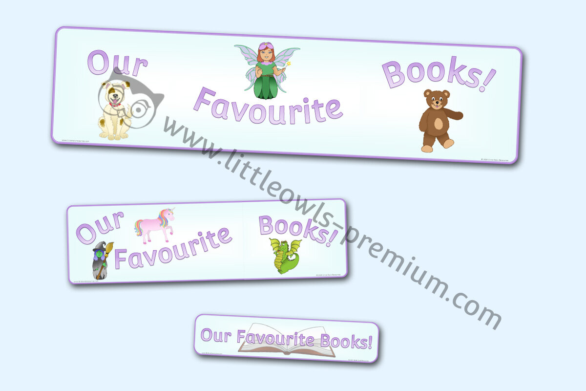 BANNERS - 'OUR FAVOURITE BOOKS!'