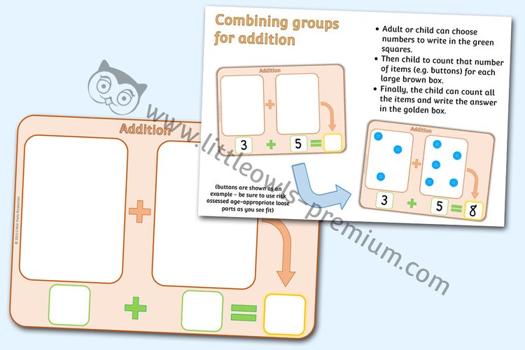 Addition Mat — Combining Two Groups cover