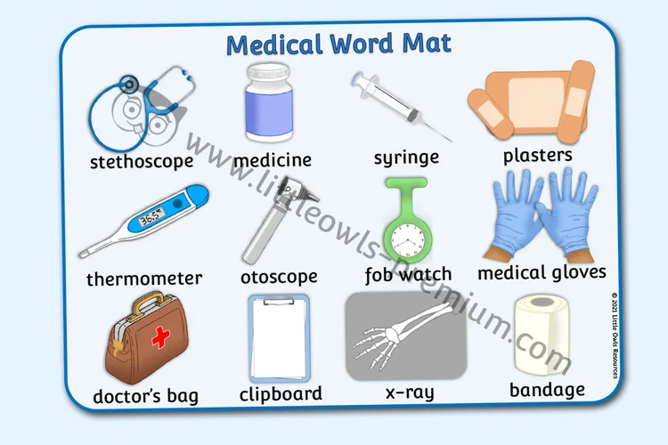Medical Word Mat cover
