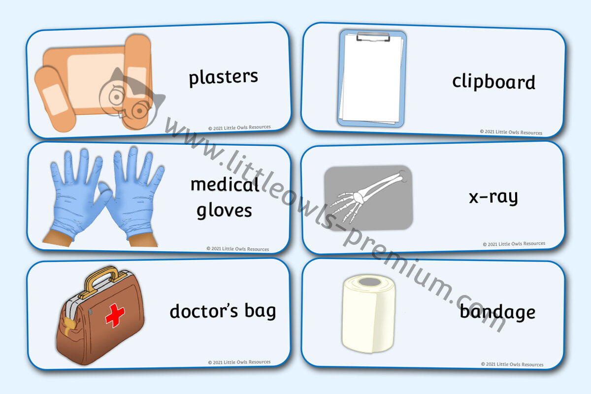 MEDICAL WORD CARDS