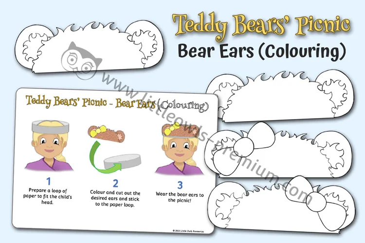 Teddy Bears' Picnic — Colouring Bear Ears cover