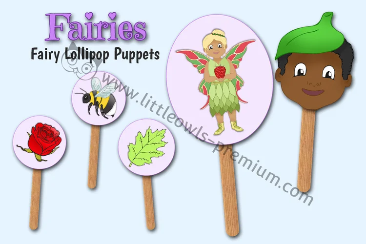 Fairy Lollipop Puppets resource cover