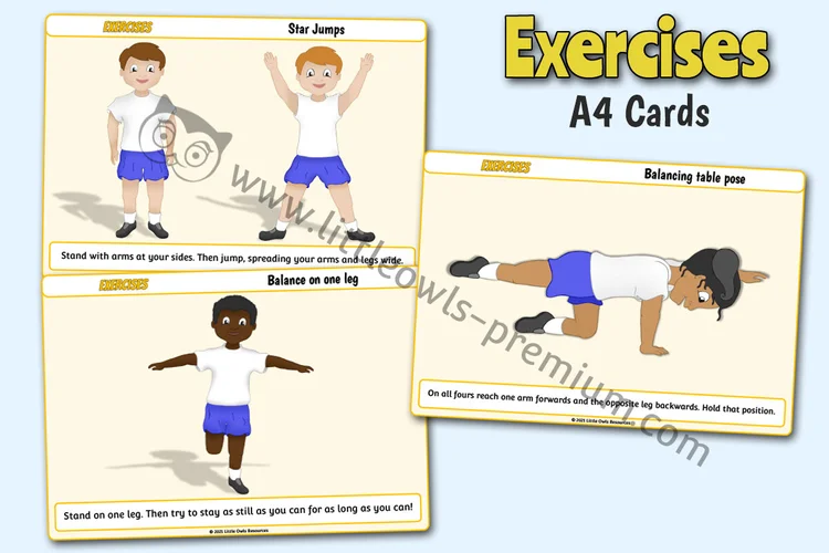 Exercise Cards — A4 & A5 — resource cover