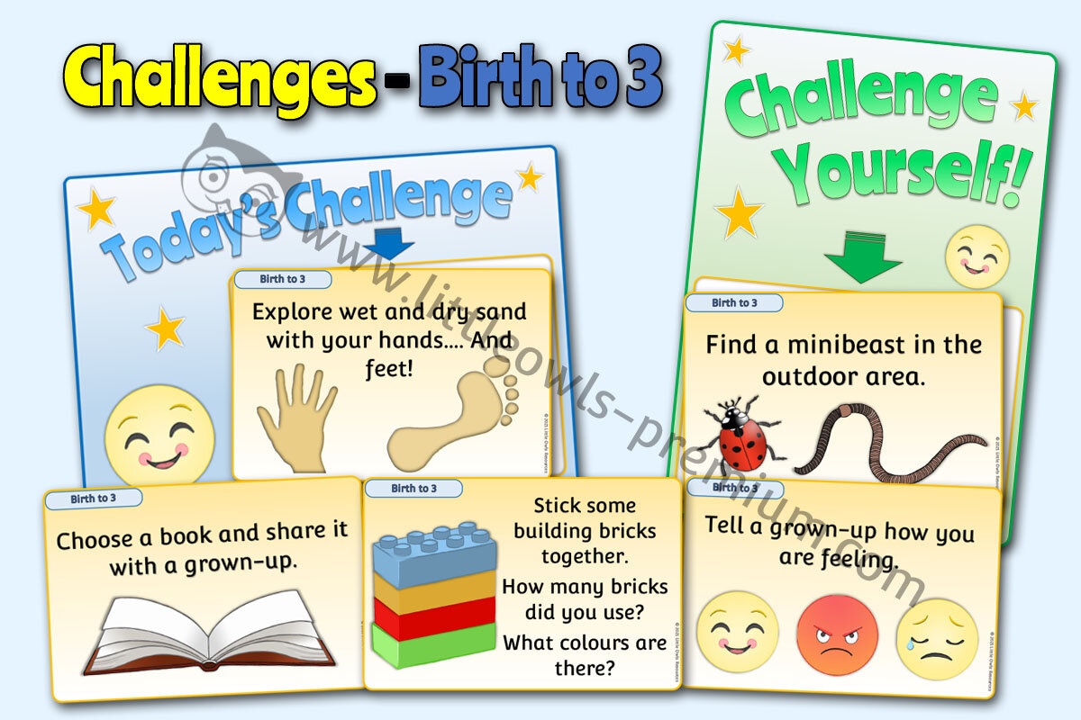 CHALLENGE AREA DISPLAY - Birth to 3 Activities