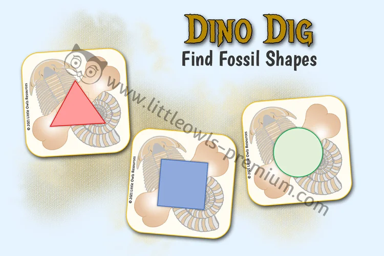 Dino Dig — Find Fossil Shapes cover