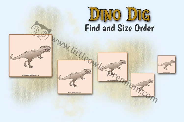 Free Dino Dig: Find & Size Order cover