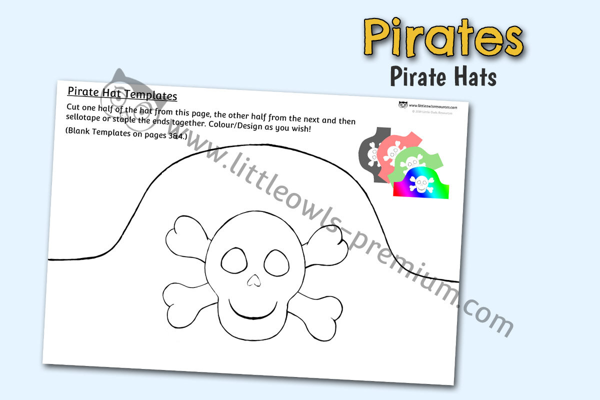 PIRATE HAT TEMPLATE