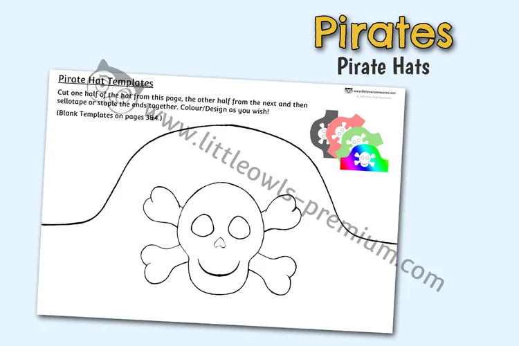 Pirate Hat Template cover