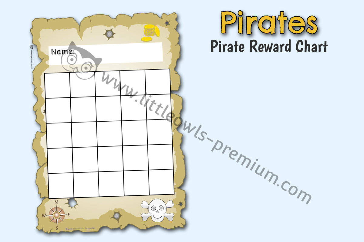 PIRATE REWARD CHART - A4