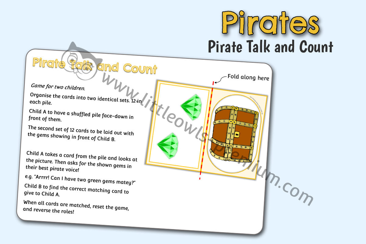 PIRATE TALK AND COUNT GAME (1-5)