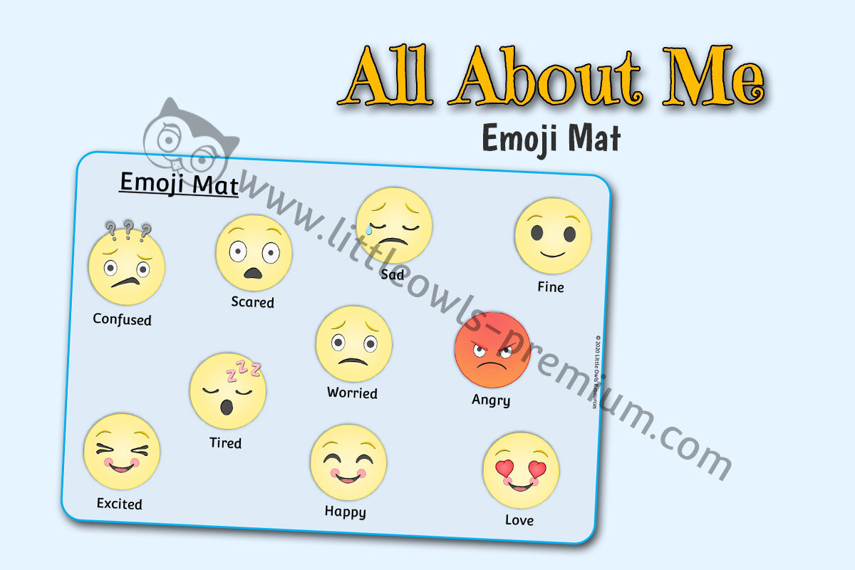 EMOTIONS MAT - EMOJIS