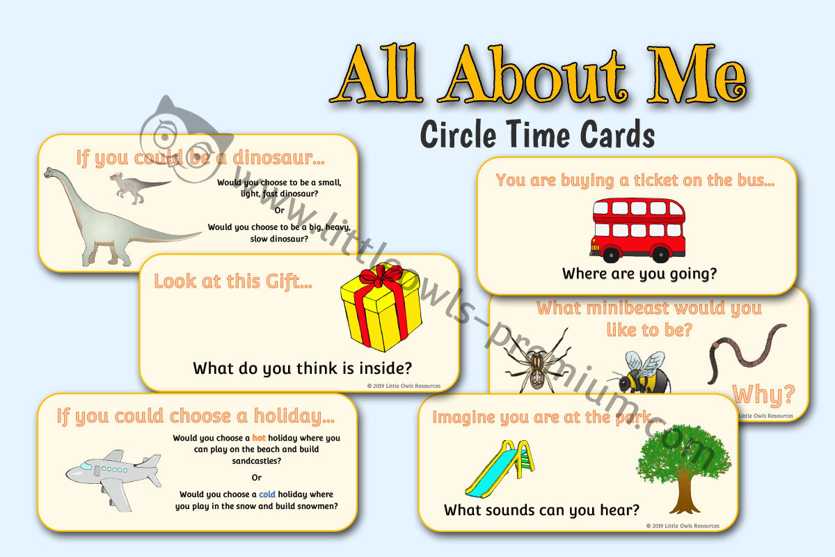 CIRCLE TIME PROMPT CARDS