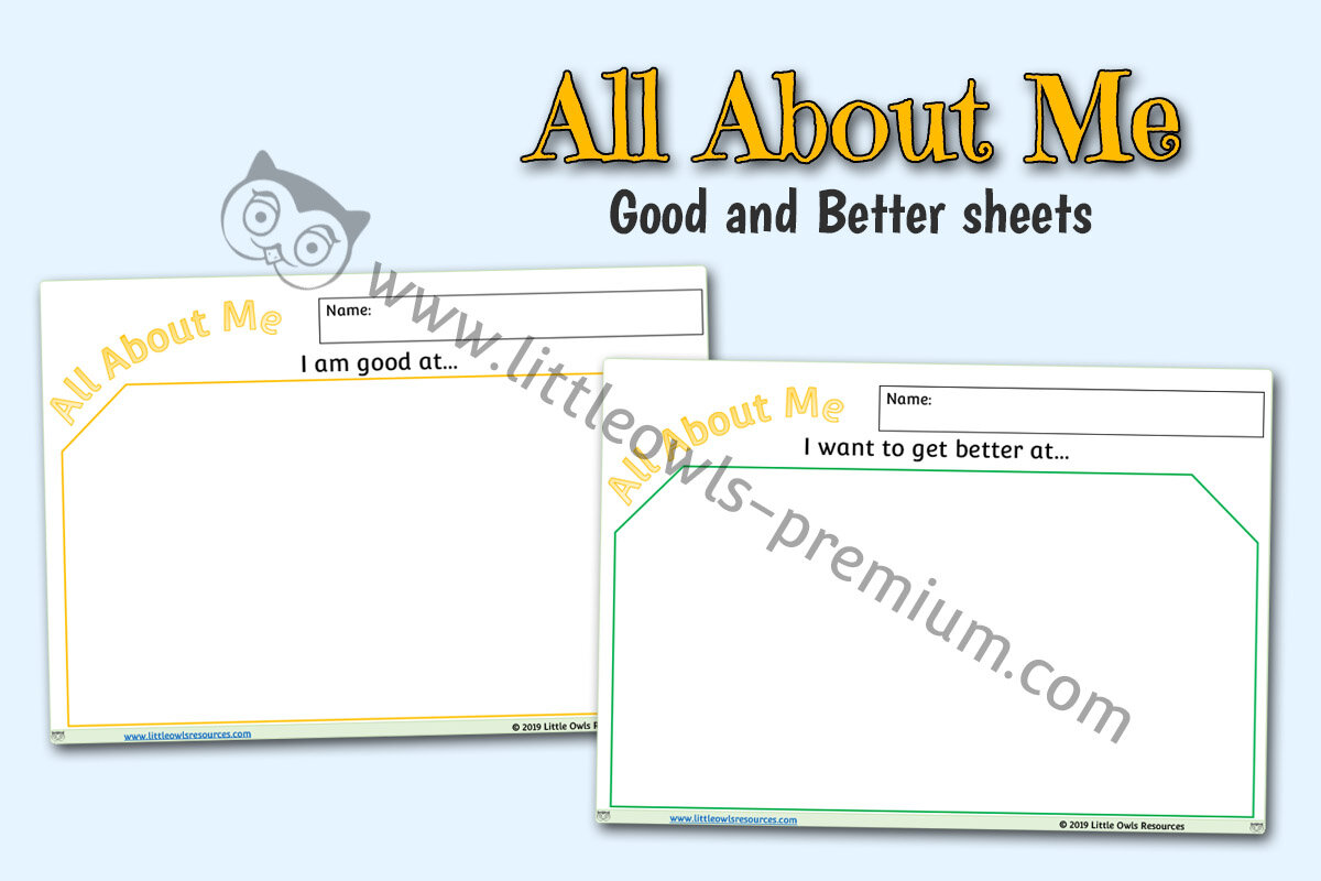 GOOD AND BETTER SHEETS