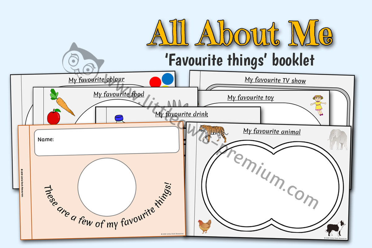 ‘MY FAVOURITE THINGS’ BOOKLET