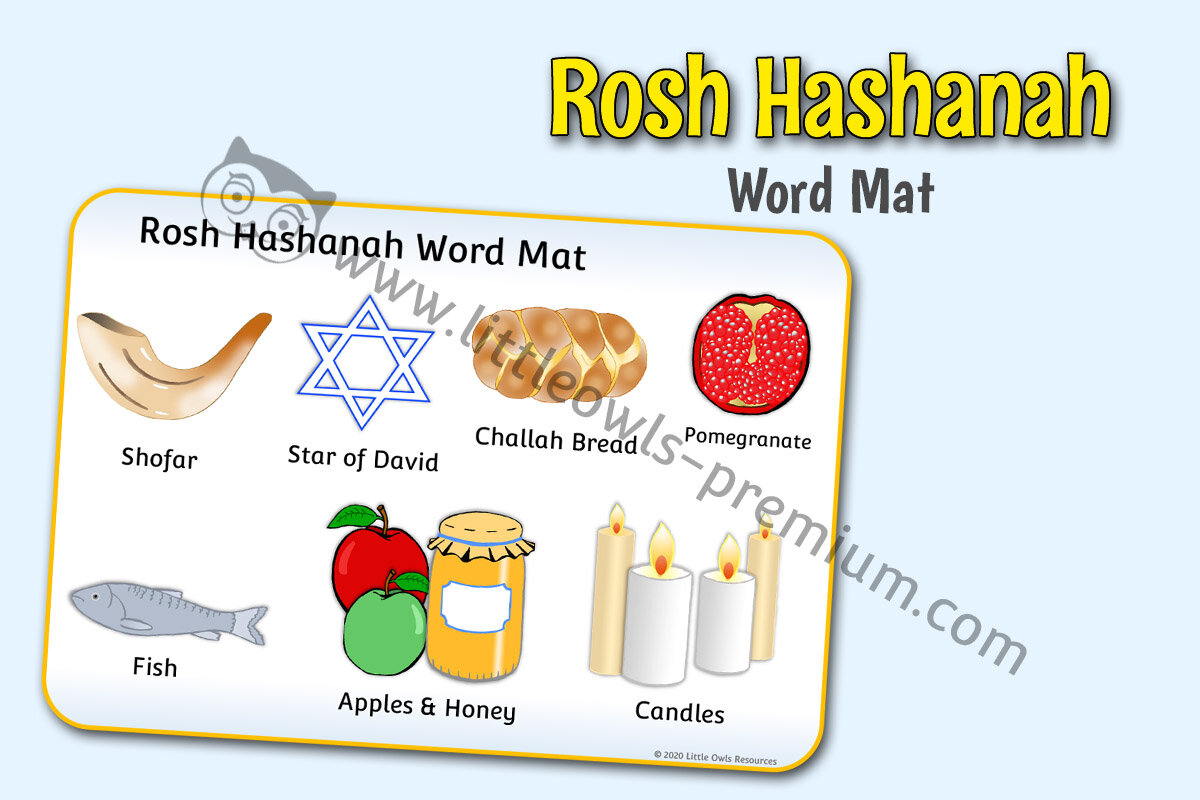 ROSH HASHANAH WORD MAT
