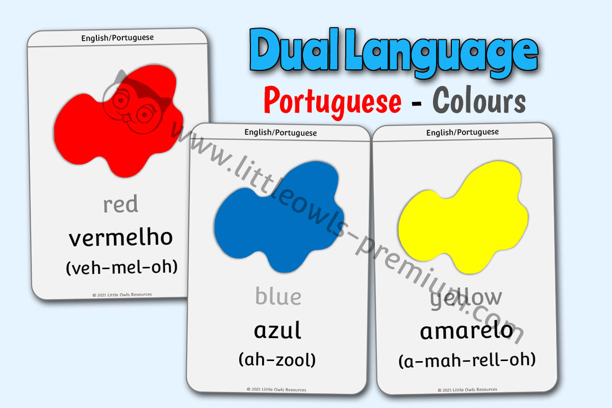 DUAL LANGUAGE - PORTUGUESE - Colours (Free Sample)