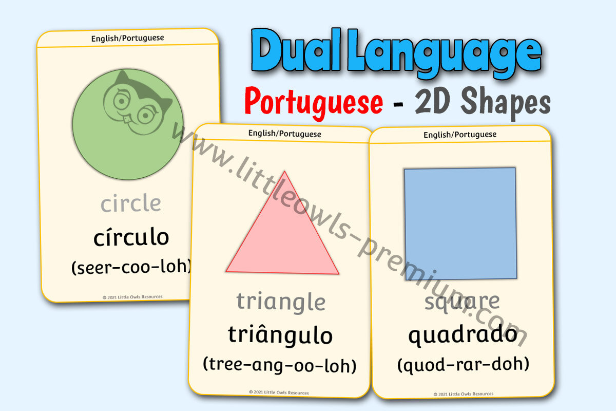 PORTUGUESE - 2D SHAPES