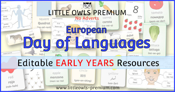    CLICK HERE   to find ‘EUROPEAN DAY OF LANGUAGES’ resources on our ‘LANGUAGES’ PAGE.   &lt;&lt;-BACK TO ‘TOPICS’ MENU PAGE    