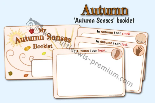 My Autumn Senses Booklet resource cover