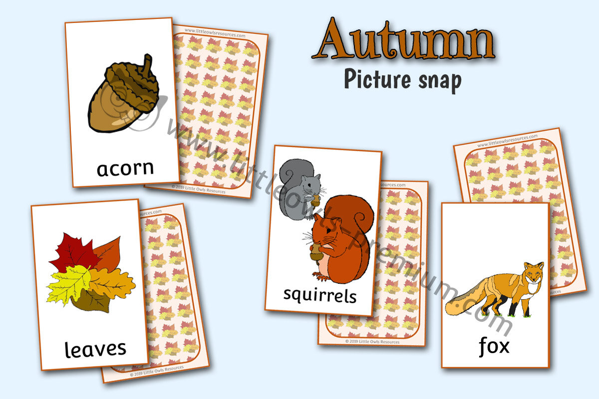 Autumn' Early Years (EYFS) Editable printable resources activities. —  Little Owls : Premium - 'A Little Owls Resources' website