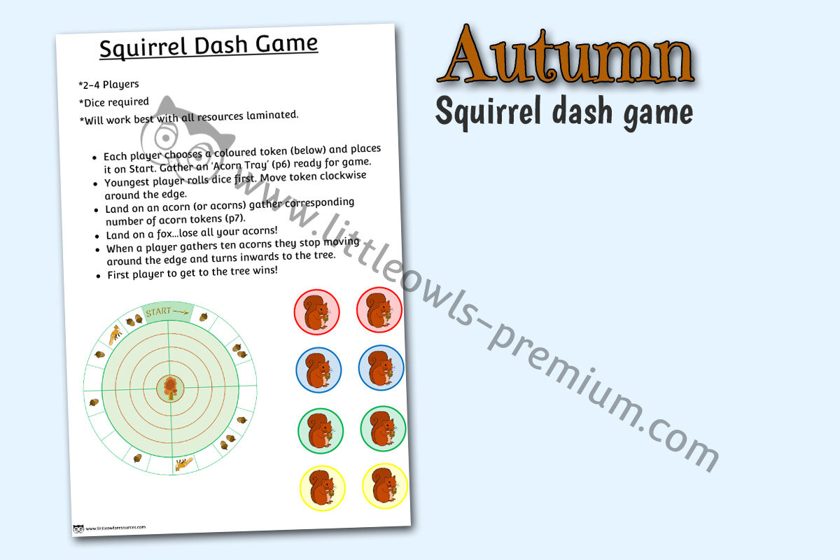 SQUIRREL DASH GAME