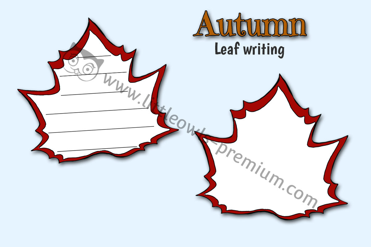 LEAF WRITING/DRAWING/MARK MAKING