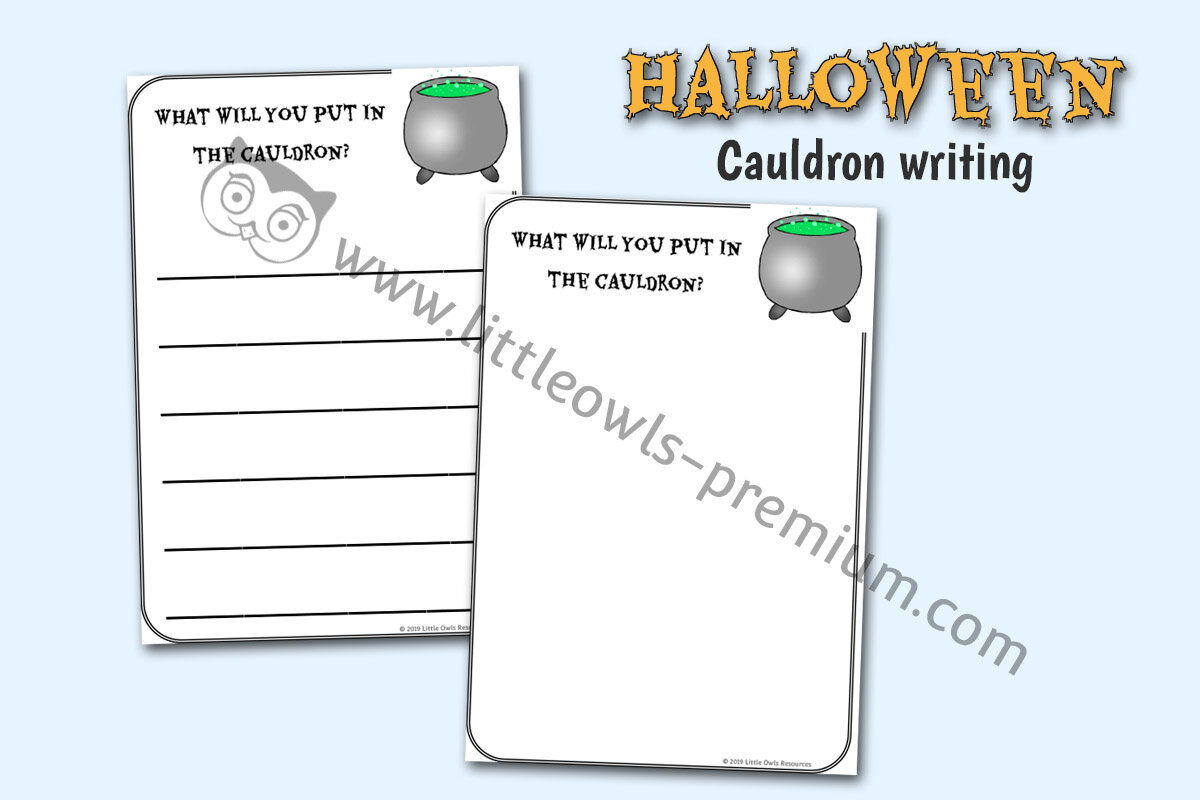 CAULDRON POTION WRITING 