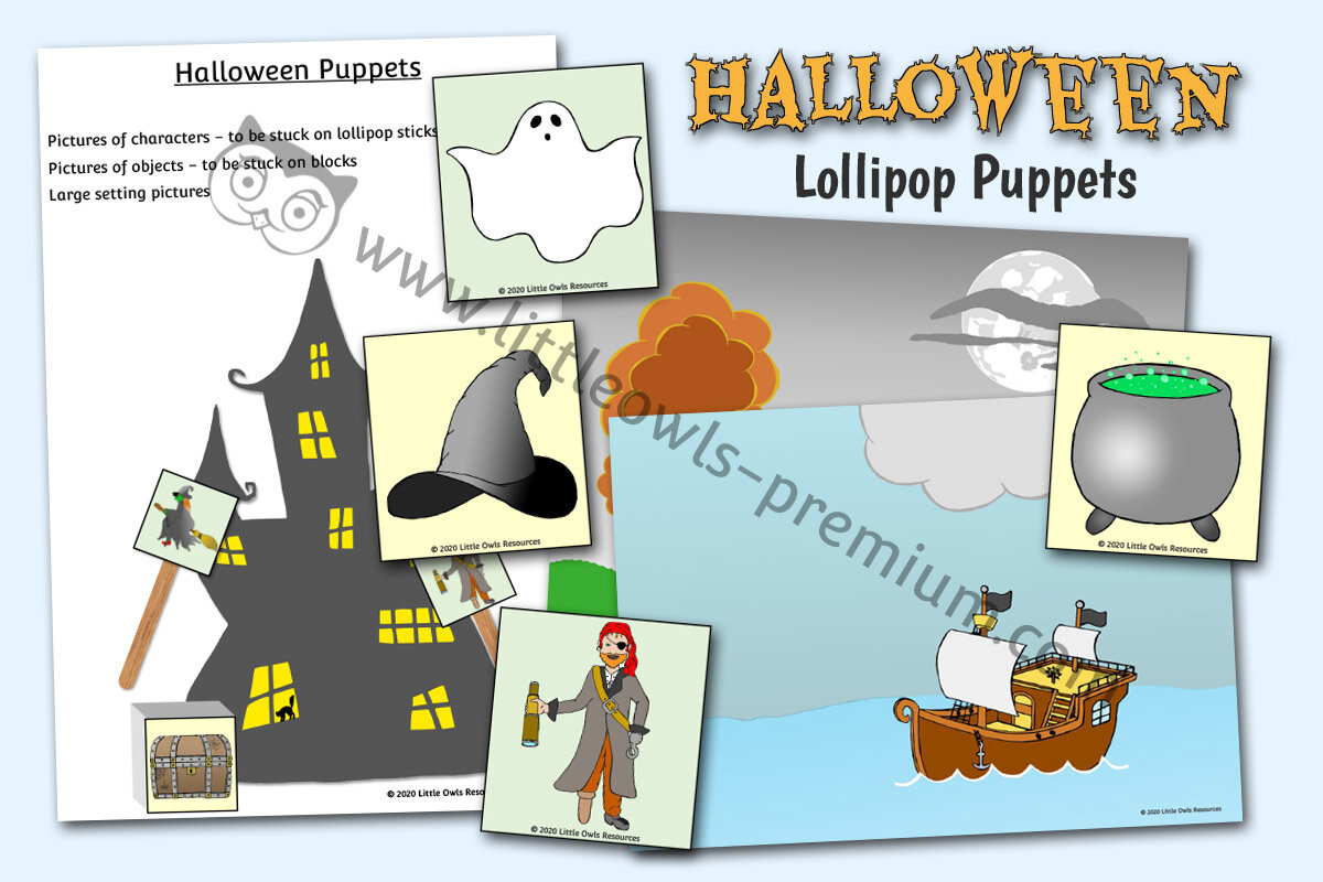 HALLOWEEN PUPPETS PACK