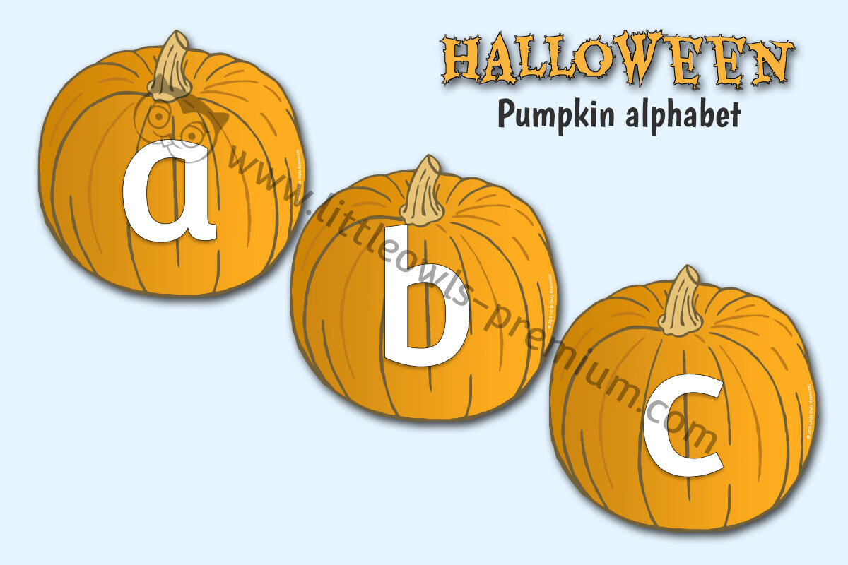 PUMPKIN ALPHABET 