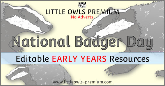    CLICK HERE   to visit ‘NATIONAL BADGER DAY’ PAGE.   &lt;&lt;-BACK TO ‘TOPICS’ MENU PAGE    