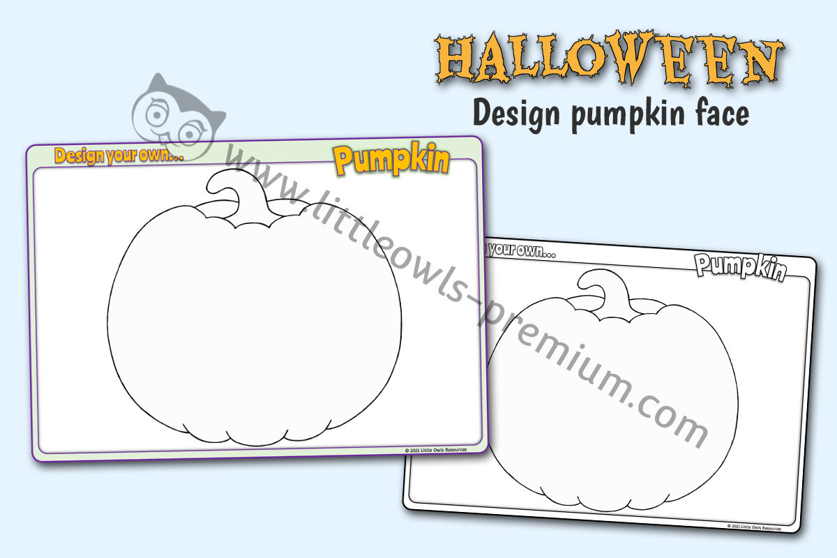 DESIGN A PUMPKIN FACE