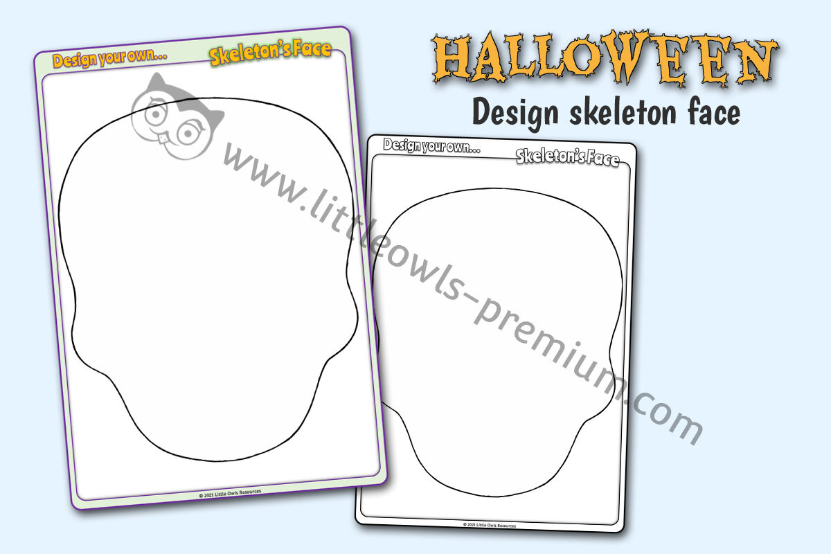 DESIGN A SKELETON FACE