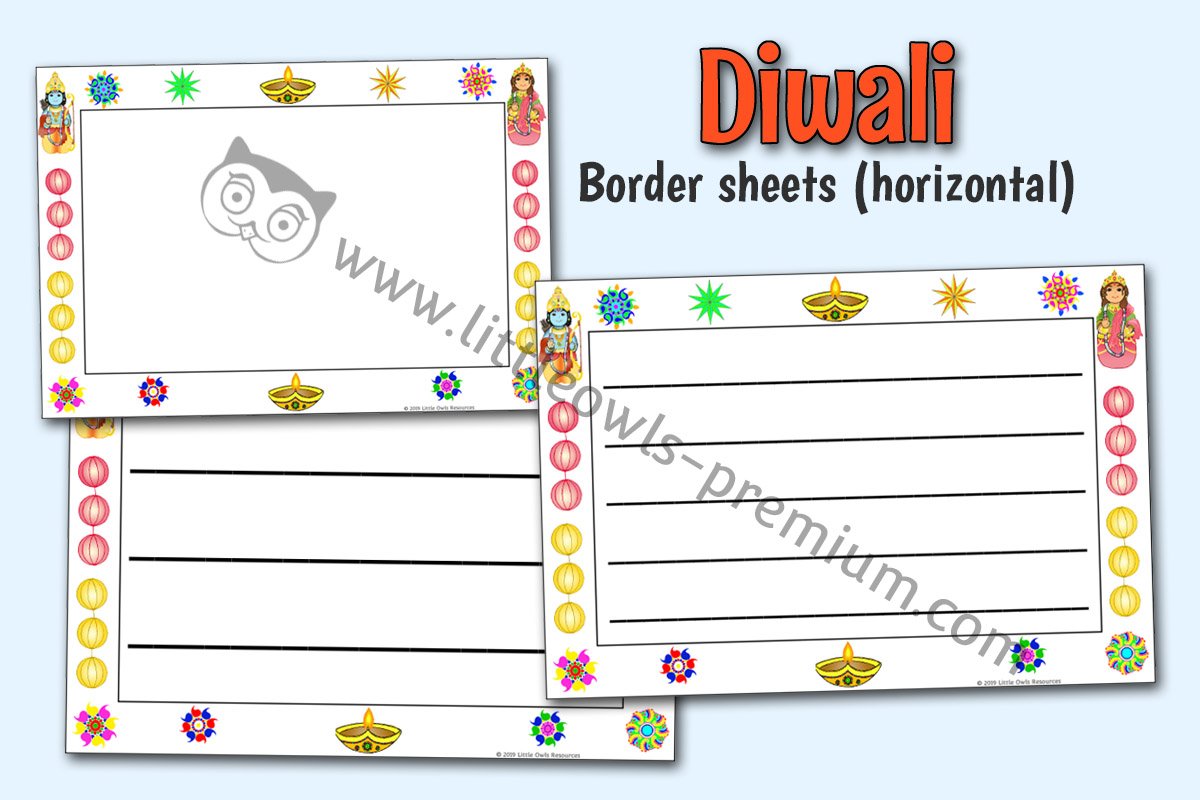 DIWALI BORDER SHEETS (HORIZONTAL)