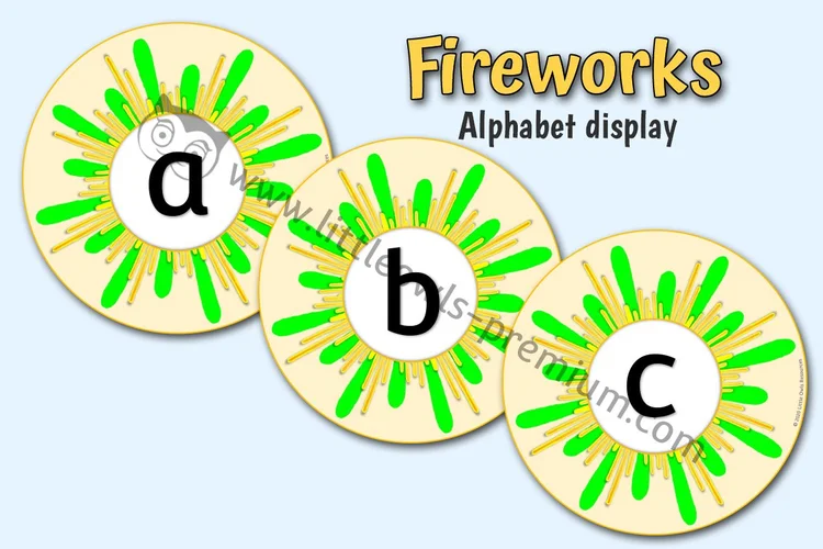 Firework Alphabet - cover preview