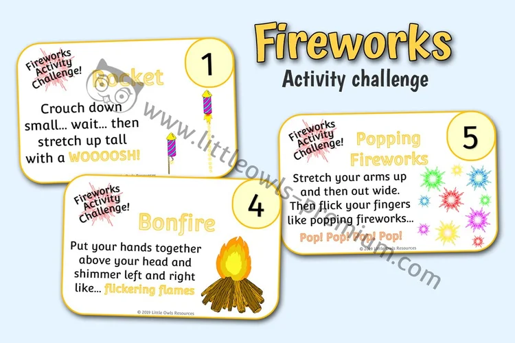 Fireworks Activity Challenge - cover preview