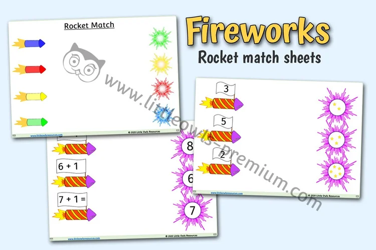 Rocket / Explosion Match Sheets - cover preview