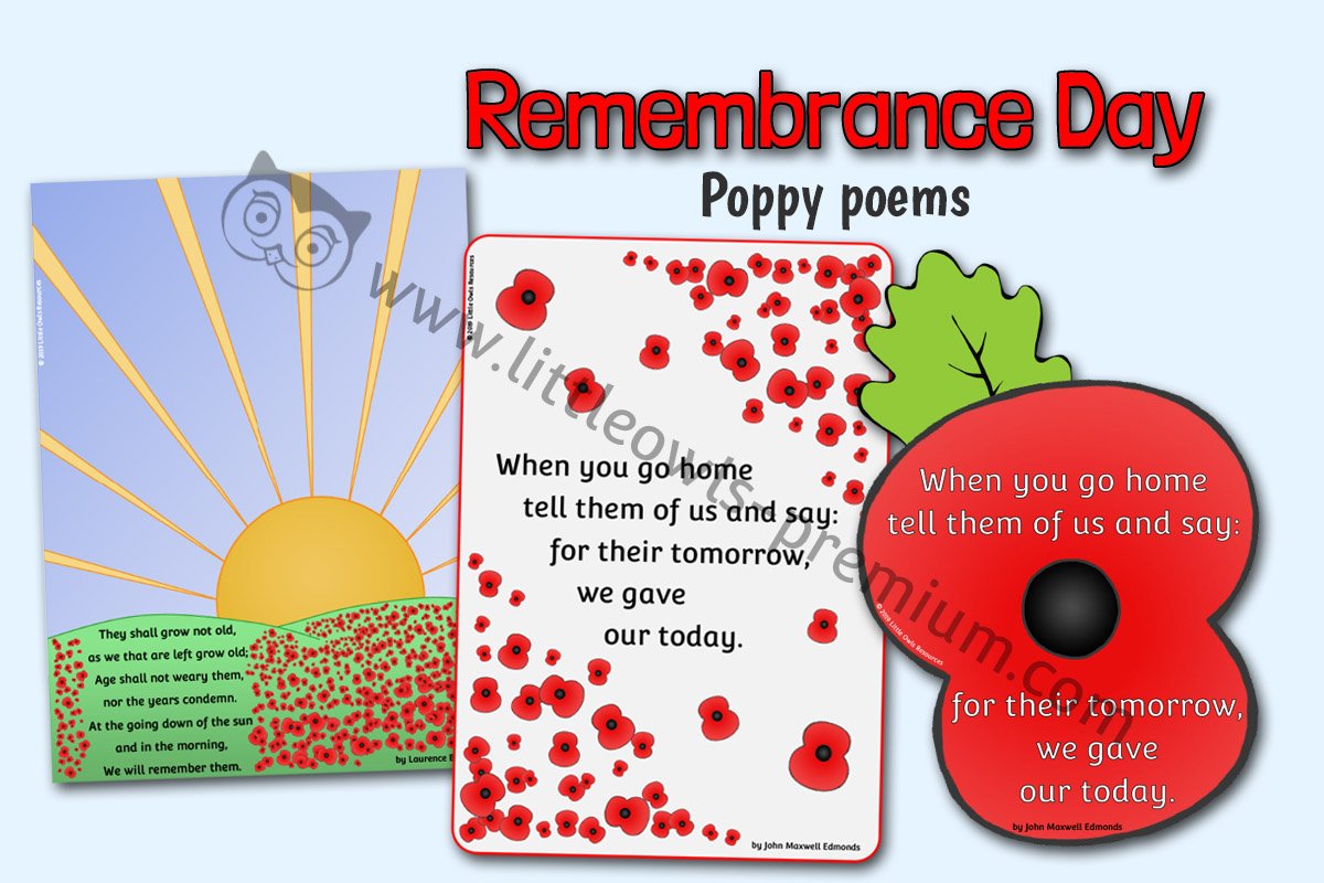 POPPY POEM POSTERS