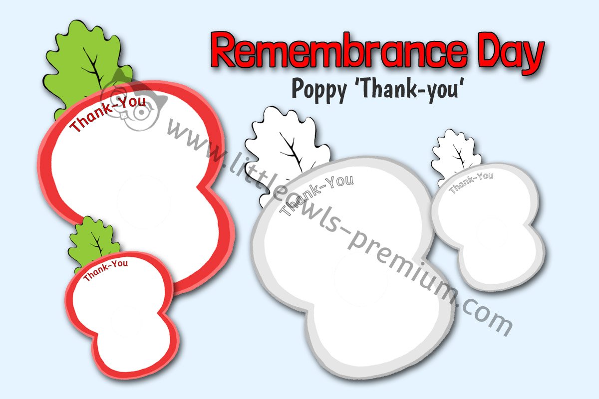 POPPY THANK-YOU ACTIVITY