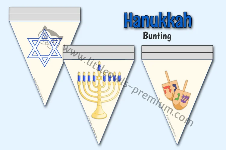 Hanukkah Bunting - resource cover