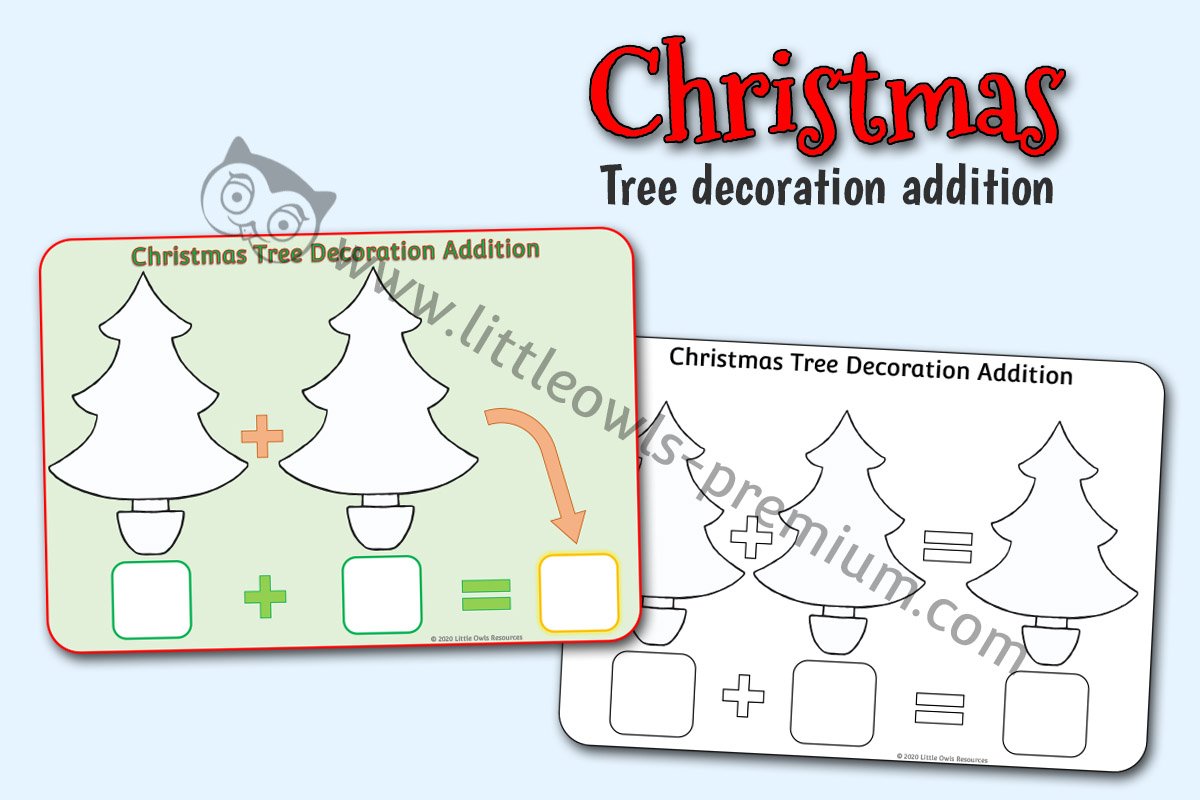 CHRISTMAS TREE DECORATION ADDITION MATS