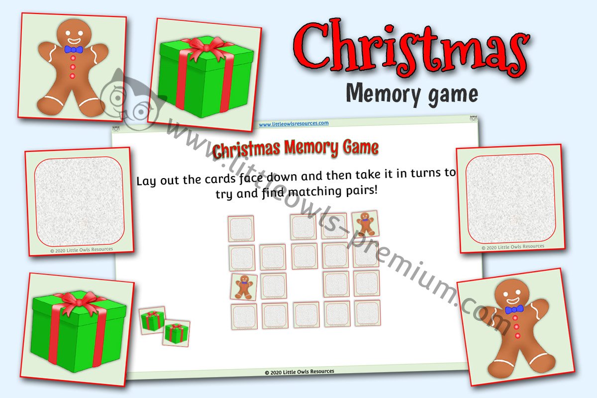 CHRISTMAS MEMORY GAME