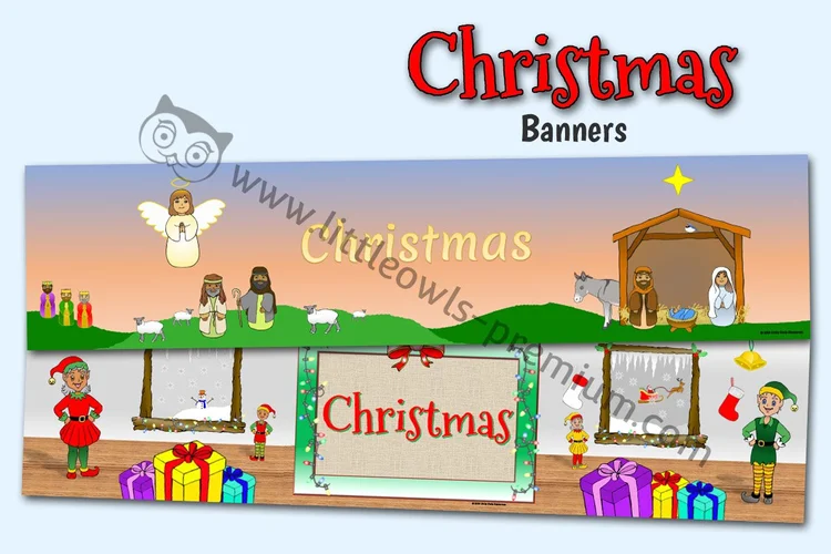 Christmas Display Banners - resource cover