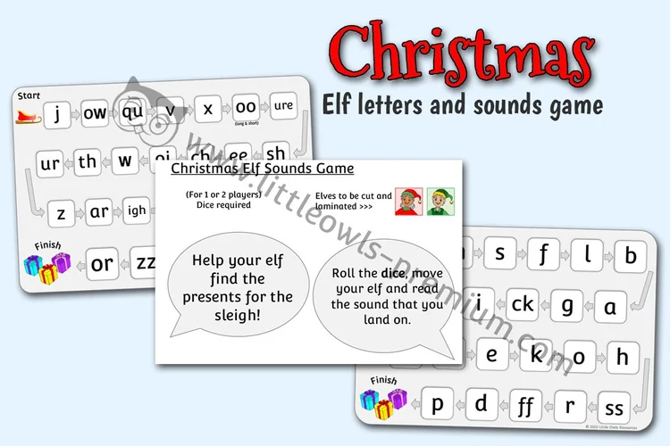 Christmas Elf Letters & Sounds Game — Phases 2 & 3 - resource cover