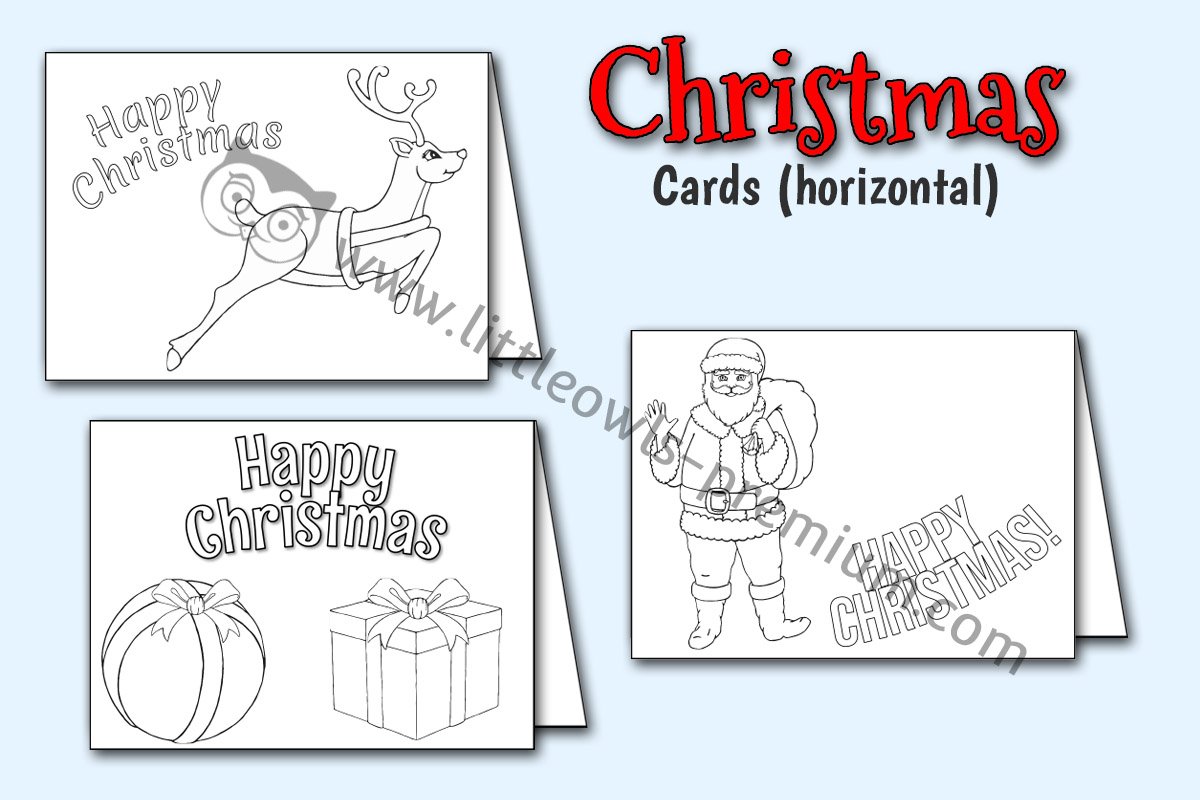 CHRISTMAS CARDS - HORIZONTAL (Updated 2020)